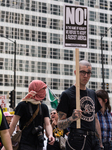 Workers march on May Day in Chicago