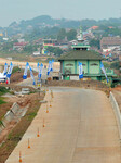 Mosque Standing in the Central of Trans Java Toll Road