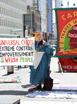 May Day March And Rally In Cardiff, Wales   