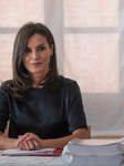 Queen Letizia Of Spain Visit Students Residence