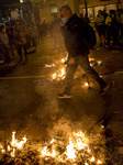 Night Demonstration Of NISSAN Workers In Catalonia