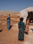 Children Attend The First Day Of School In A Refugees Camp In The Countryside Of Idlib