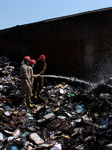 INDIA-FIRE-SLUM