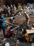 INDIA-FIRE-SLUM