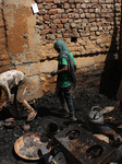 INDIA-FIRE-SLUM