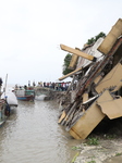 Primary School Building Collapses Due To Padma Erosion In Manikganj