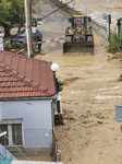 City Of Volos Hit By Record Rain And Flash Floods