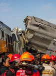 Train Accident In Bandung Java Indonesia