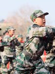 Children Demonstrate Military Boxing.