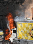 Box Truck Catches Fire In New Jersey