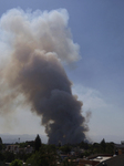 Firefighters Extinguish A Fire In The Cuemanco Ecological Park In Mexico City