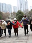 High-rise Building Fire Escape Drill in Lianyungang.