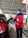 A Gas Station in Lianyungang.