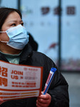 A Job Fair for Women in Fuyang.