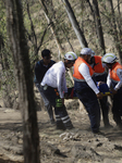 Civil Protection Rescues A Person Who Fell In Cerro De La Estrella, Mexico City