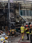 Fire At Yeouido Commercial Complex In Seoul