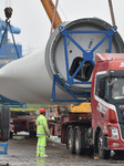 Wind Turbine Blades Trade in Yangzhou.