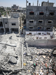 Aftermath Of Israeli irstrike In Gaza, Palestine