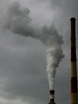 Chimneys Of A Thermal Power Plant In Krakow