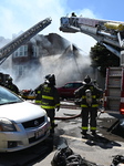 Chicago Fire Department On Scene Of Heavy Fire In Building