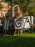 Pro Palestine Protest Ends In Minor Clashes With Police On USC Campus.