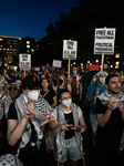 Rally at GWU Palestine encampment