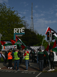 Eurovision Boycott Protest At RTE Studios In Dublin