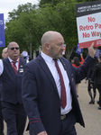 DC: American Airline flight attendants hold a right to strike rally