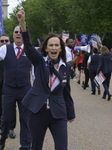 DC: American Airline flight attendants hold a right to strike rally