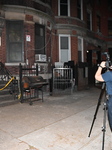 Crime Scene Investigators Search For Evidence Following Shooting Death Of 37-Year-Old Man In Bronx New York