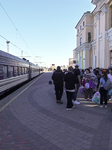 Evacuees from Kharkiv region depart on vacation.