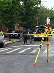 Vehicle Collision Following Police Pursuit In Brooklyn New York