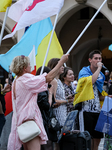 Daily Protest In Solidarity With Ukraine In Krakow, Poland