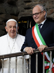 Papal Visit To Capitoline Hill