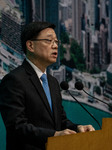 Hong Kong John Lee Press Conference Before Exco