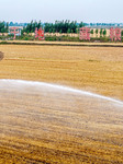 Sprinkler Irrigation to Combat Drought in Hebi.