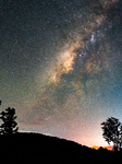 Milky Way Seen Over The Tea Estate In Ratnapura, Sri Lanka