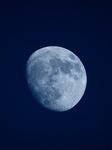 Waxing Gibbous Moon In Lecce