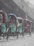 Heavy Rain In Dhaka City On Monsoon Season