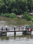 Yangtze River Flooded Walkway in Nanjing.