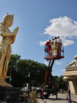 Pooja And Grand Abhishekam To Celebrate The 8th Anniversary Of The Installation Of The 50-foot Tall Statue Of Lord Hanuman