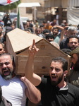 Funeral Procession For Casualties Who Fell During Widespread Protests In Northern Syria.