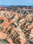 Danxia landform group in Lanzhou.