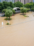 Jiangsu Section of Yangtze River Flood Orange Alert.