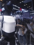 Tesla Optimus humanoid robot at 2024 WAIC in Shanghai.