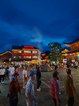 Tourists Enjoy Tea Horse Ancient City in Pu 'er.