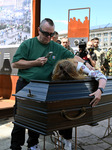 Funeral Ceremony For British Volunteer And Combat Medic Peter Fouche In Kyiv, Amid Russia's Invasion Of Ukraine.