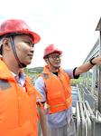 Water Supply Inspection During High Temperature in Chaohu.
