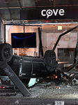 Vehicle Strikes Cove Multi-Story Office Building In Washington DC