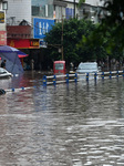 Flooded Road in Neijiang.